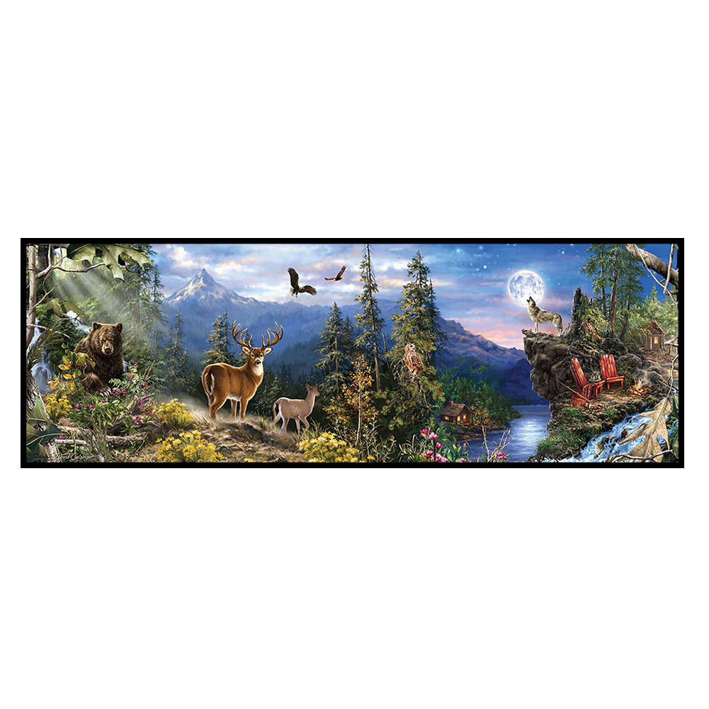 Forest Animals - 11CT Counted Cross Stitch 30*90CM