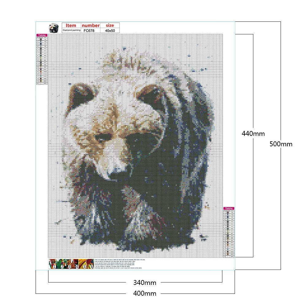 Bear - Full Square Drill Diamond Painting 40*50CM