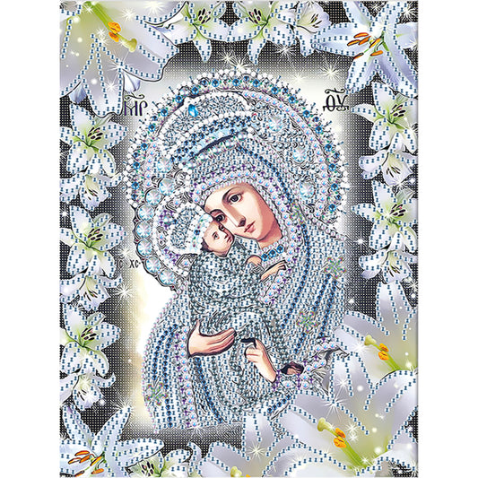 Religion - Special Shaped Drill Diamond Paiting 25*30cm