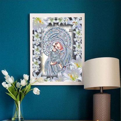 Religion - Special Shaped Drill Diamond Paiting 25*30cm
