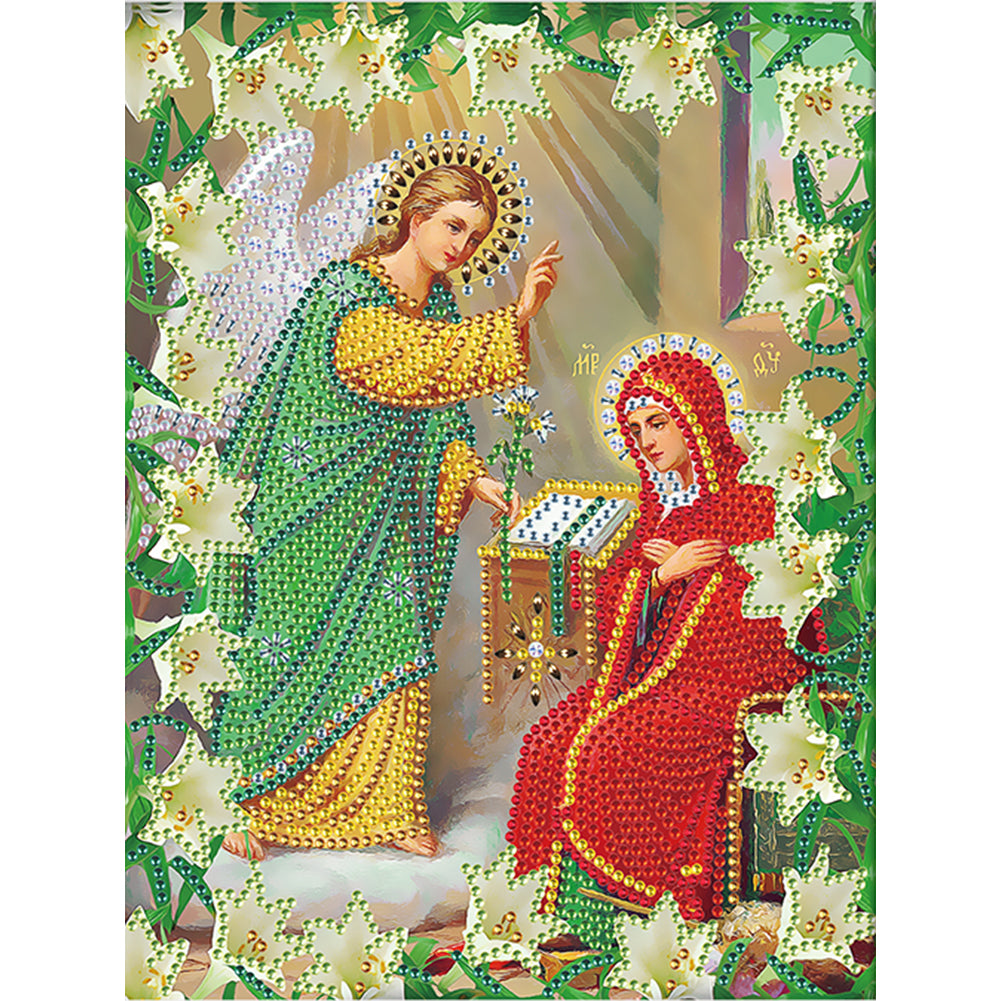Religion - Special Shaped Drill Diamond Paiting 25*30cm