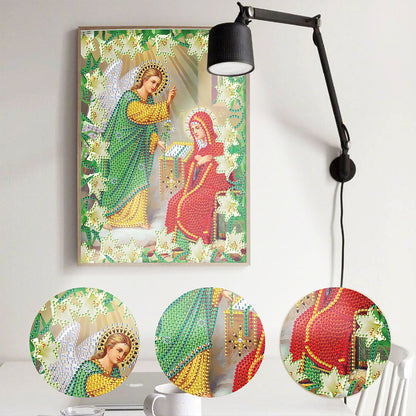 Religion - Special Shaped Drill Diamond Paiting 25*30cm