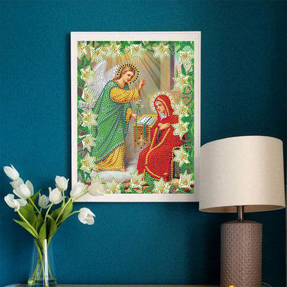 Religion - Special Shaped Drill Diamond Paiting 25*30cm