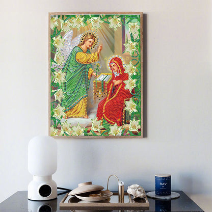 Religion - Special Shaped Drill Diamond Paiting 25*30cm
