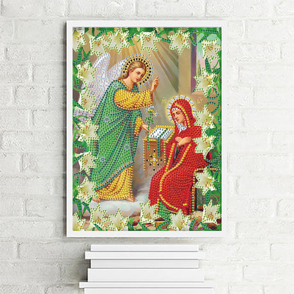 Religion - Special Shaped Drill Diamond Paiting 25*30cm
