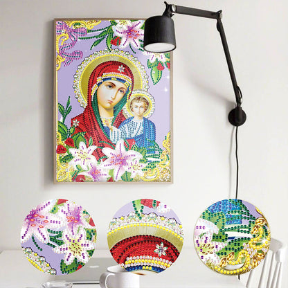 Religion - Special Shaped Drill Diamond Paiting 25*30cm