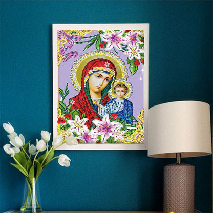 Religion - Special Shaped Drill Diamond Paiting 25*30cm