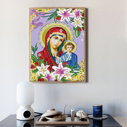 Religion - Special Shaped Drill Diamond Paiting 25*30cm