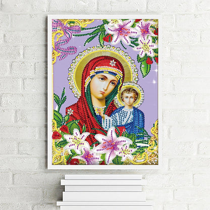Religion - Special Shaped Drill Diamond Paiting 25*30cm