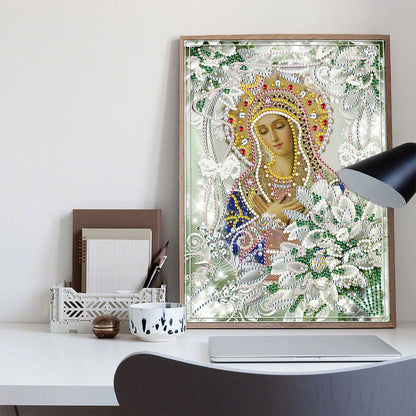 Religion - Special Shaped Drill Diamond Paiting 25*30cm
