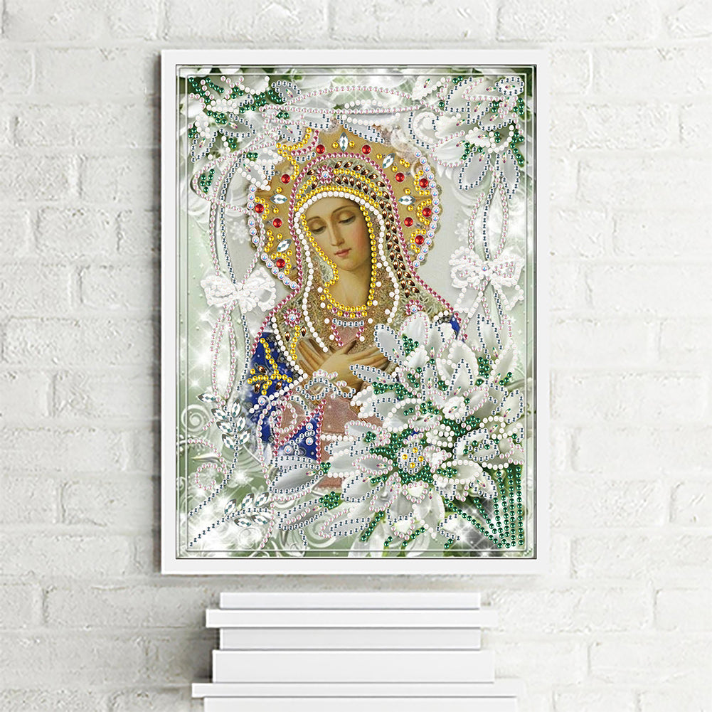 Religion - Special Shaped Drill Diamond Paiting 25*30cm