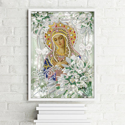 Religion - Special Shaped Drill Diamond Paiting 25*30cm