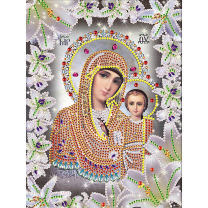 Religion - Special Shaped Drill Diamond Paiting 25*30cm