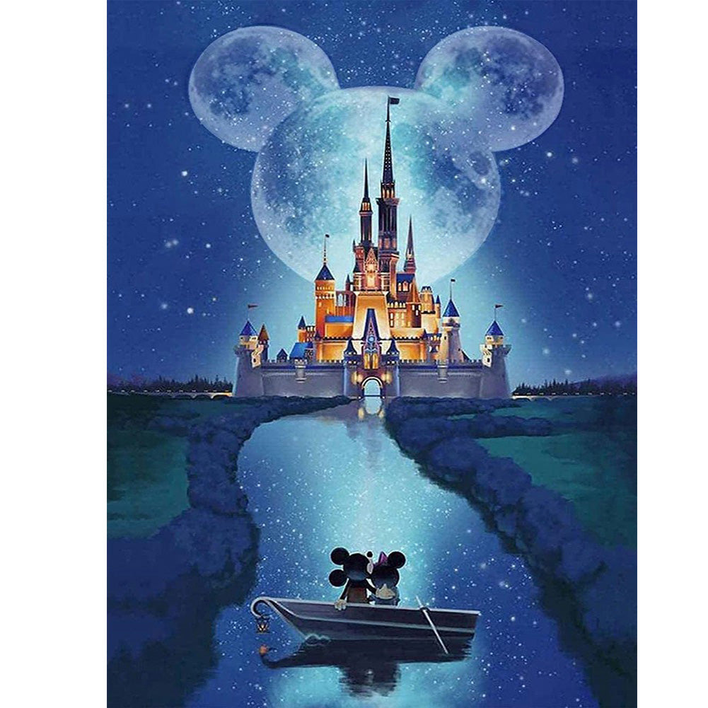 Disney Castle - Full Round Drill Diamond Painting 50*60CM