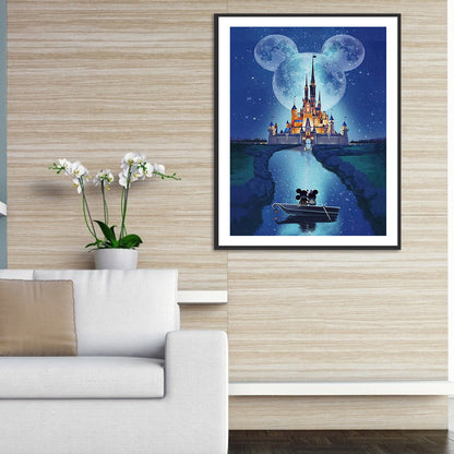 Disney Castle - Full Round Drill Diamond Painting 50*60CM