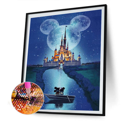 Disney Castle - Full Round Drill Diamond Painting 50*60CM