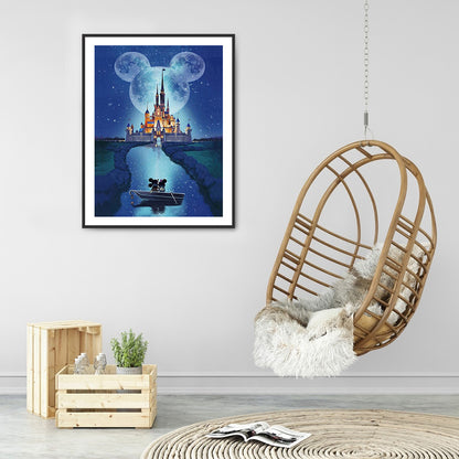 Disney Castle - Full Round Drill Diamond Painting 50*60CM