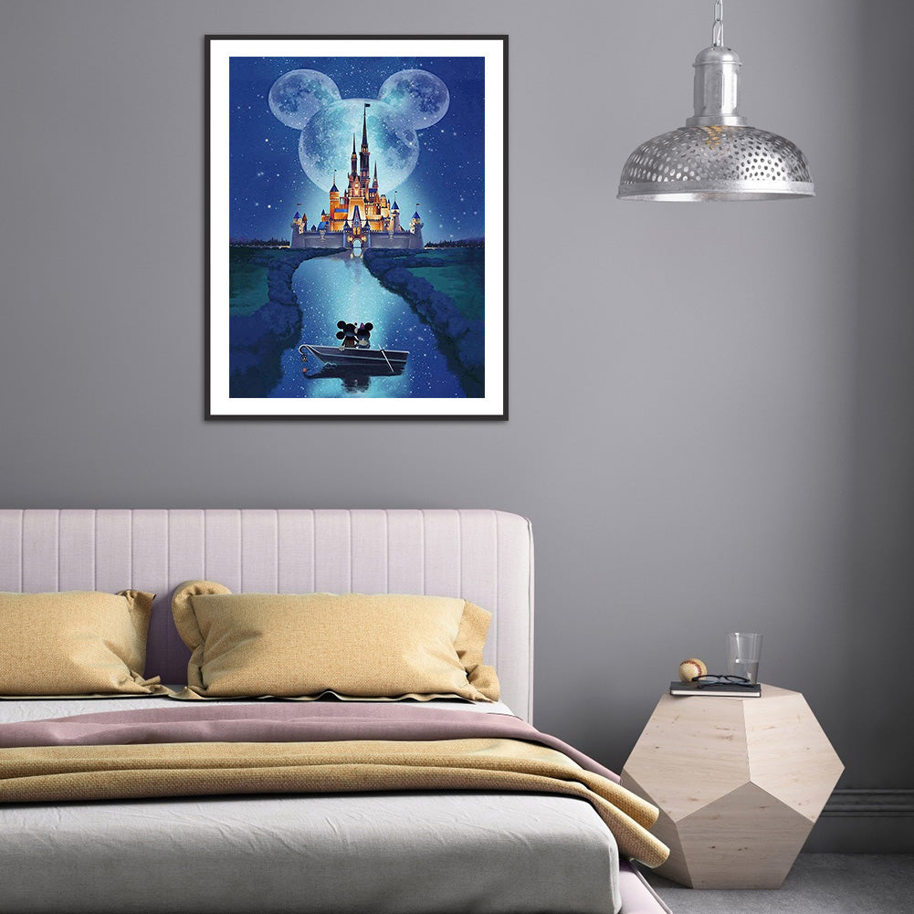 Disney Castle - Full Round Drill Diamond Painting 50*60CM