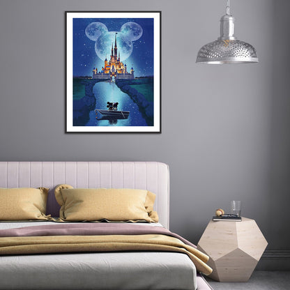 Disney Castle - Full Round Drill Diamond Painting 50*60CM