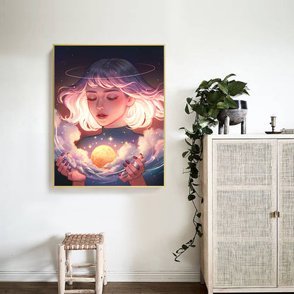 Fantasy Beauty - 11CT Stamped Cross Stitch 40*50CM