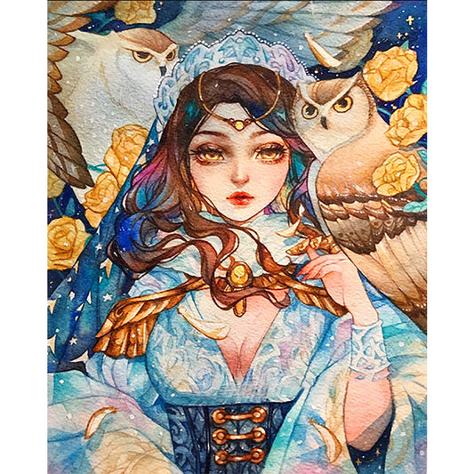 Watercolor Beauty - 11CT Stamped Cross Stitch 40*50CM