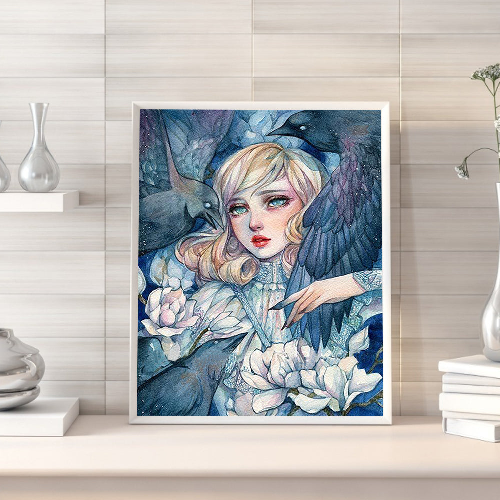 Watercolor Beauty - 11CT Stamped Cross Stitch 40*50CM