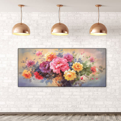 Flowers Blooming - 11CT Stamped Cross Stitch 150*66CM