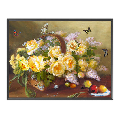 Lilac - 11CT Stamped Cross Stitch 50*40CM