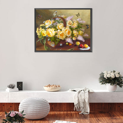 Lilac - 11CT Stamped Cross Stitch 50*40CM