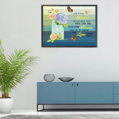 Flowers And Herbs In English - Full Round Drill Diamond Painting 50*40CM