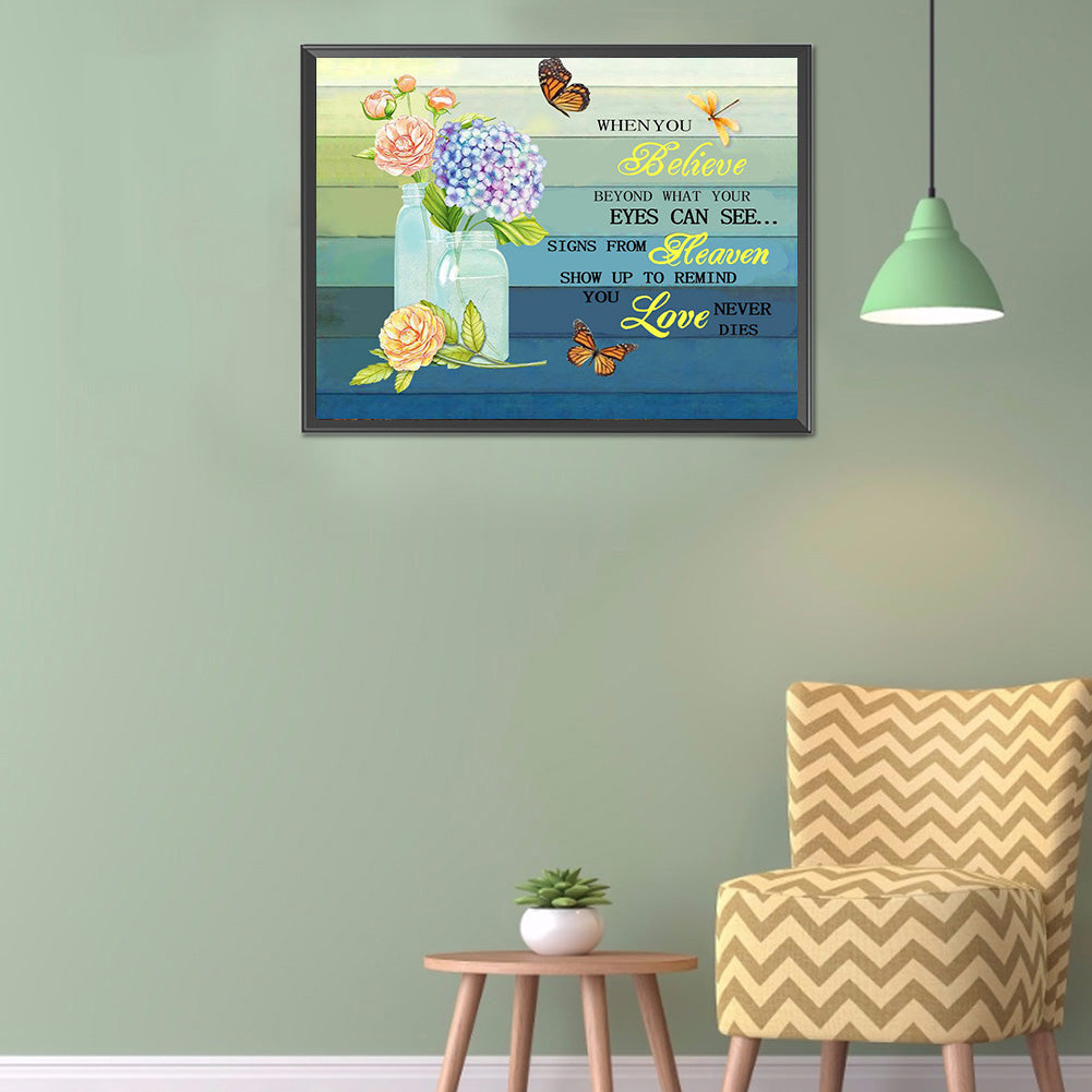 Flowers And Herbs In English - Full Round Drill Diamond Painting 50*40CM