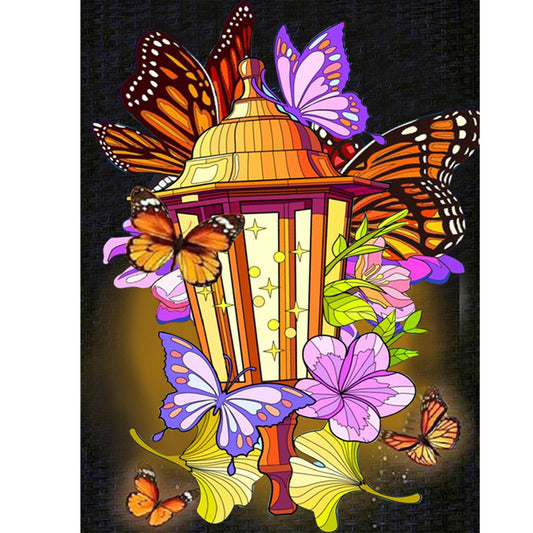 Butterfly - Full Round Drill Diamond Painting 30*40CM