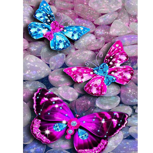 Butterfly - Full Round Drill Diamond Painting 30*40CM