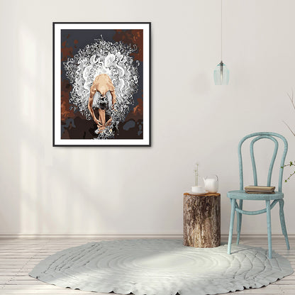 Female Dancer - Full Round Drill Diamond Painting 50*60CM