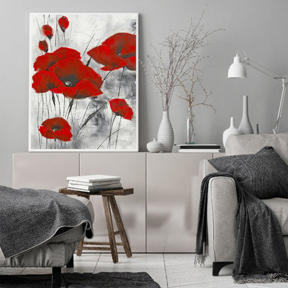 Red Poppy - 11CT Counted Cross Stitch 40*50CM