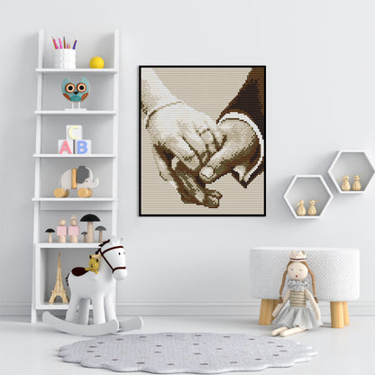 Hand In Hand - 14CT Stamped Cross Stitch 19*22CM