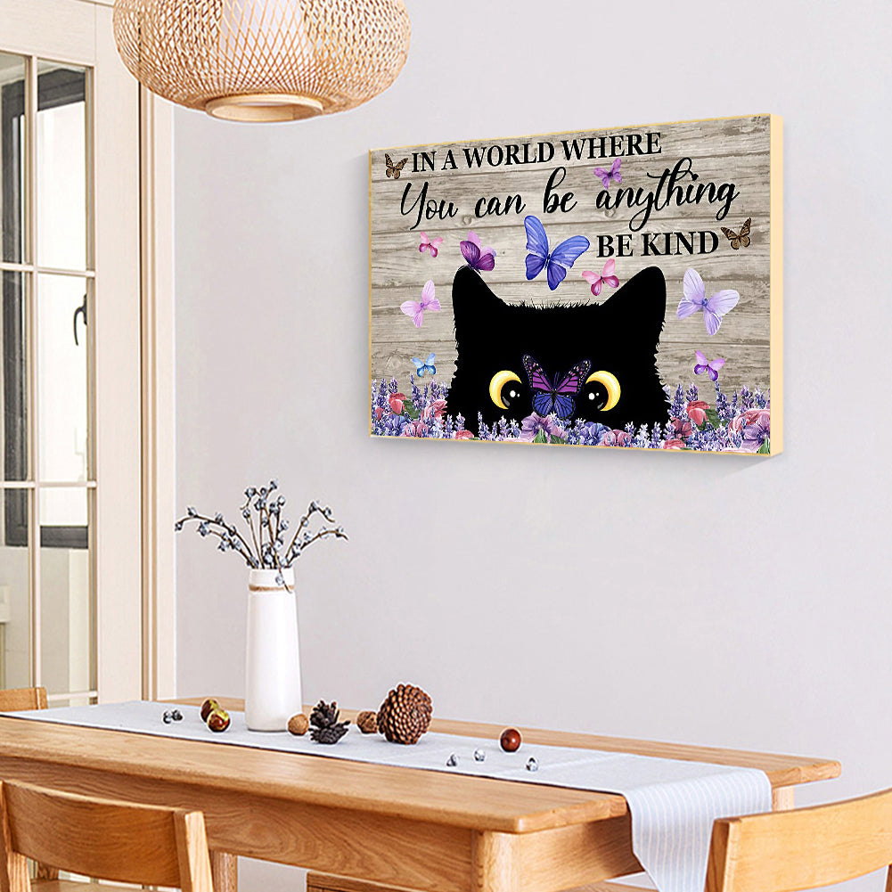 Cat - 11CT Stamped Cross Stitch 60*43CM