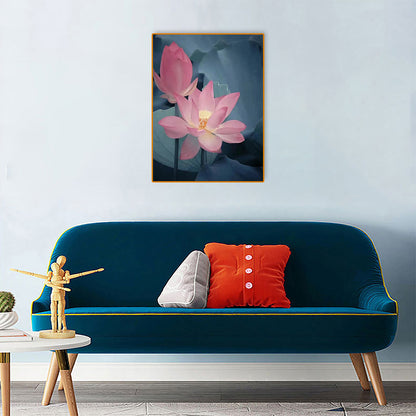 Lotus - Full Round Drill Diamond Painting 30*40CM