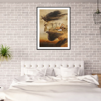 Man - Full Round Drill Diamond Painting 30*40CM