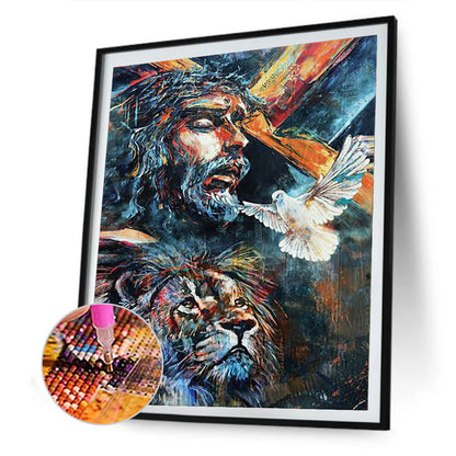 Man - Full Round Drill Diamond Painting 30*40CM