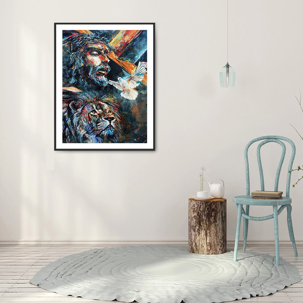 Man - Full Round Drill Diamond Painting 30*40CM