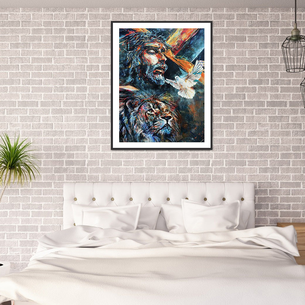 Man - Full Round Drill Diamond Painting 30*40CM