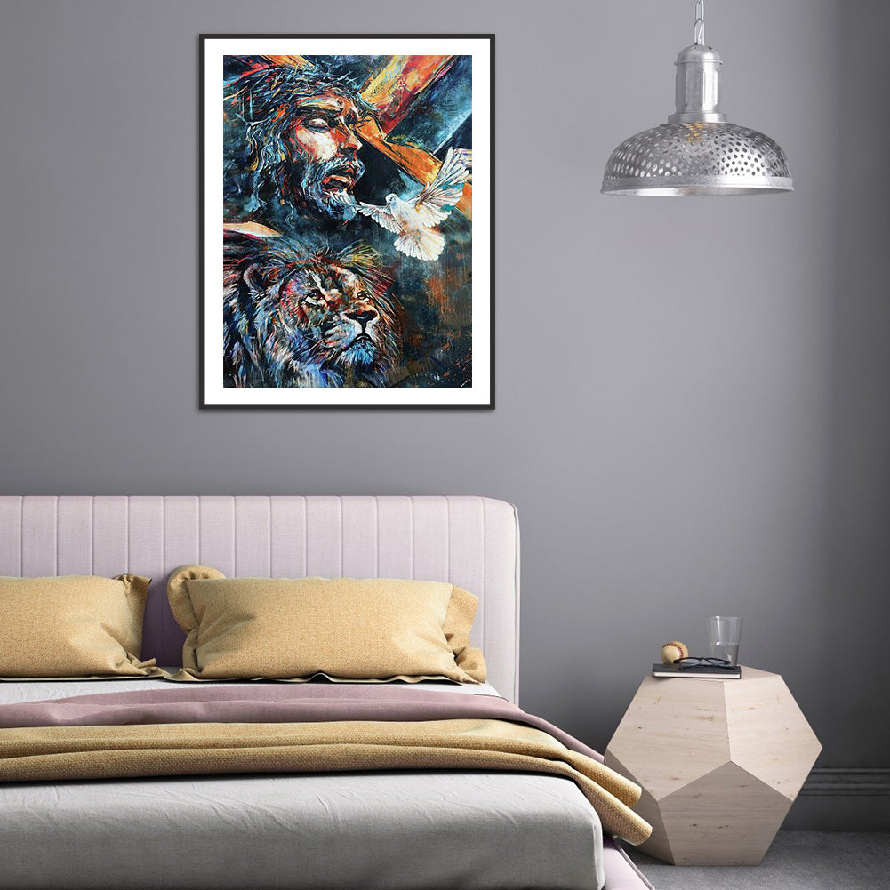 Man - Full Round Drill Diamond Painting 30*40CM