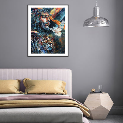 Man - Full Round Drill Diamond Painting 30*40CM