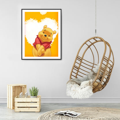 Winnie The Pooh - Full Round Drill Diamond Painting 30*40CM