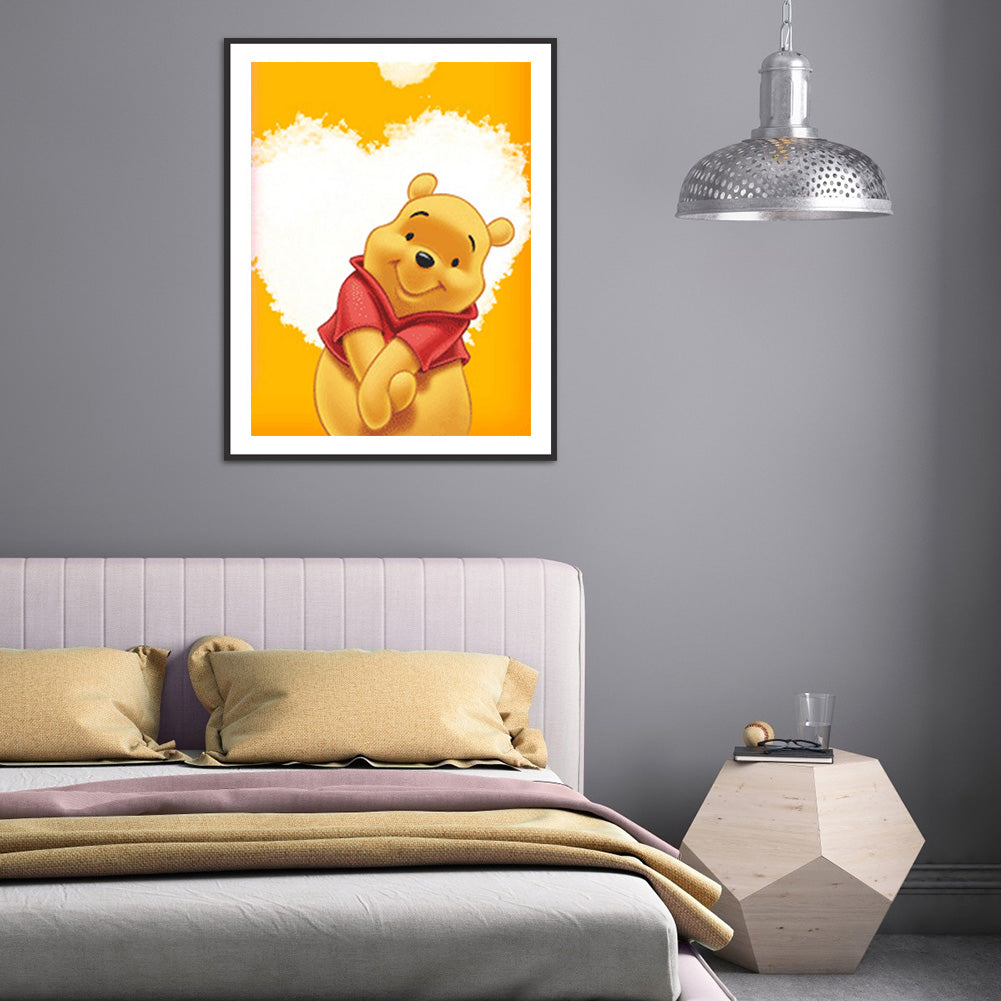Winnie The Pooh - Full Round Drill Diamond Painting 30*40CM