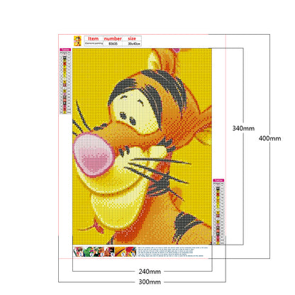 Winnie The Pooh - Full Round Drill Diamond Painting 30*40CM