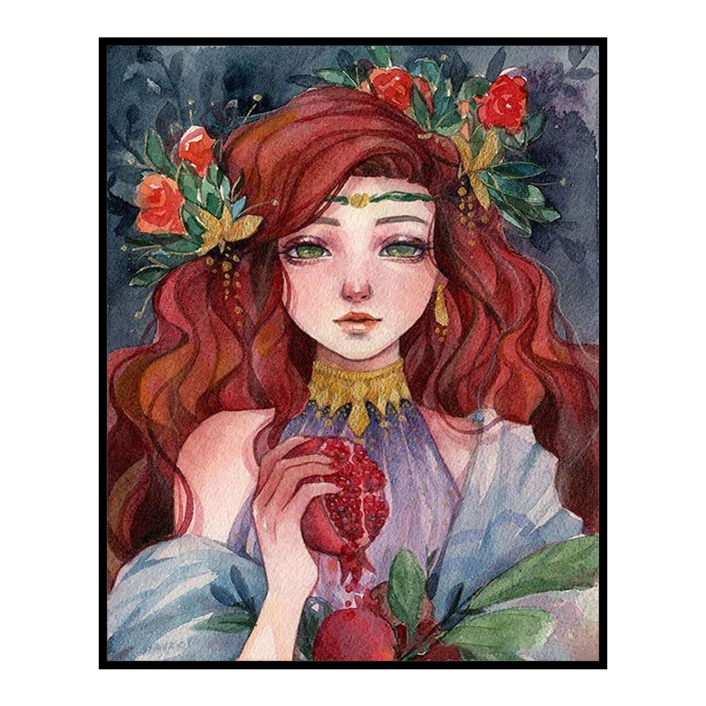 Flower Fairy - 11CT Stamped Cross Stitch 40*50CM