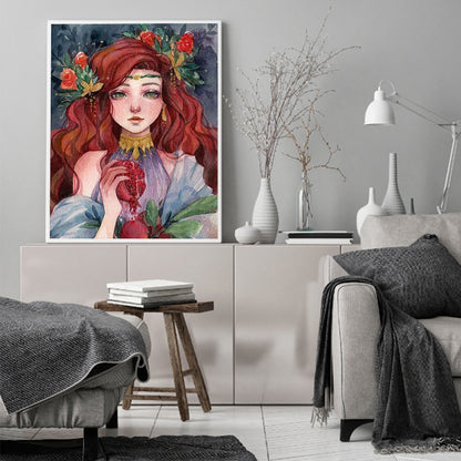 Flower Fairy - 11CT Stamped Cross Stitch 40*50CM