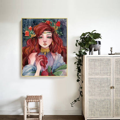 Flower Fairy - 11CT Stamped Cross Stitch 40*50CM